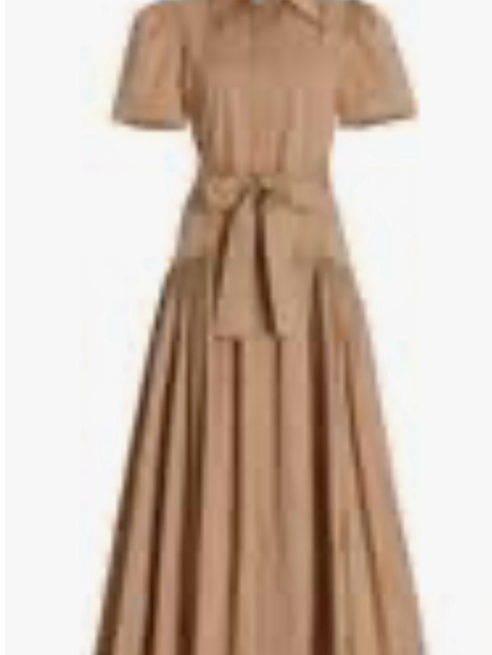 Alexis safari Tan Belted Maxi Shirt Dress